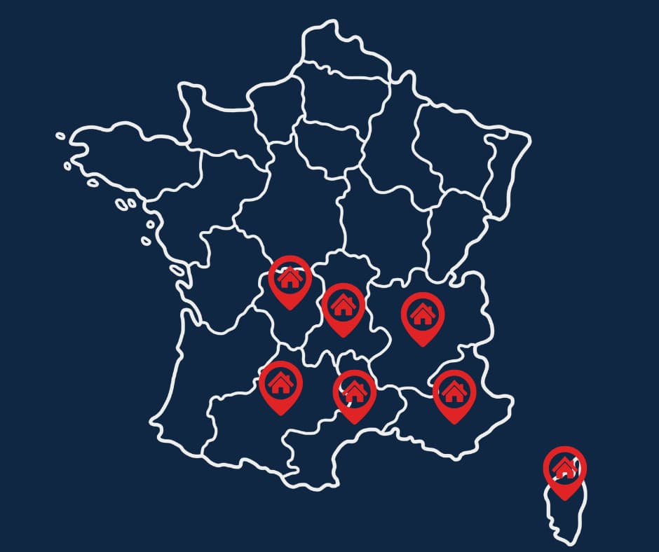 Carte des ventes immobilières dans le Grand Sud