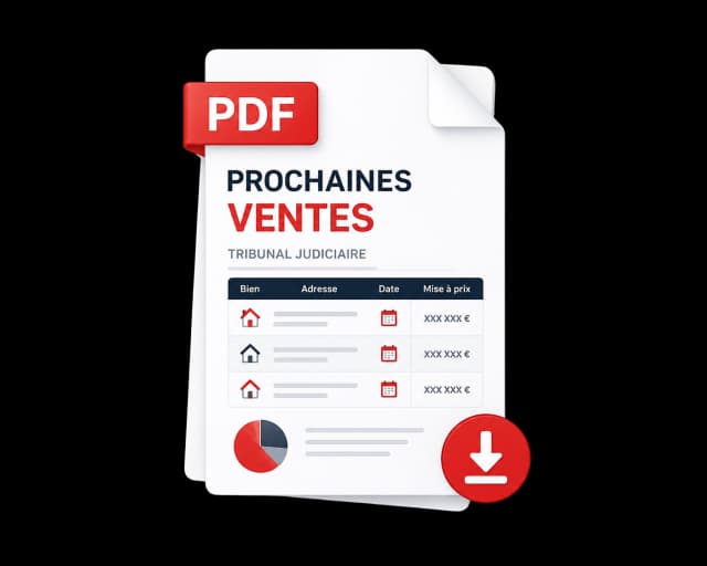 Prochaines ventes PDF